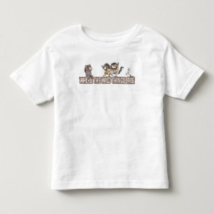 Where the Wild Things Are-figurer på logotypen T Shirt