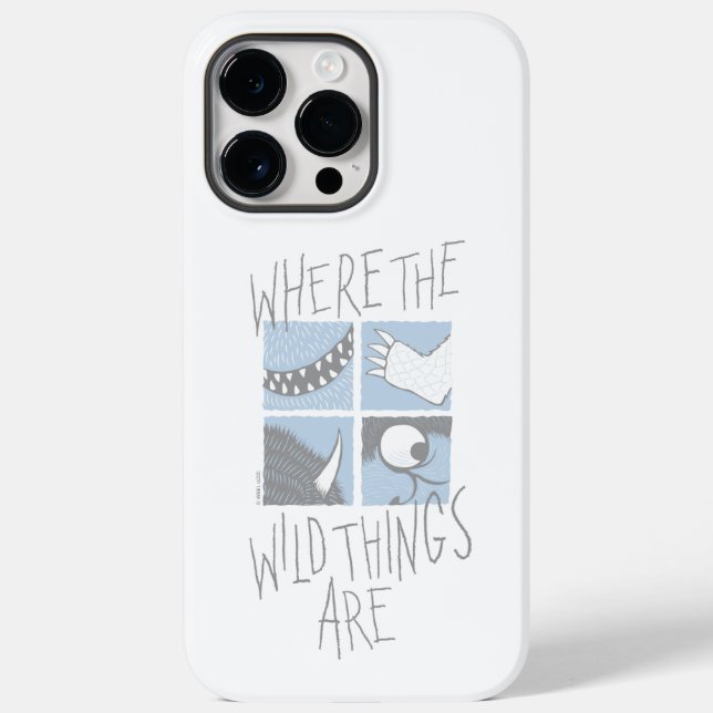 Where The Wild Things Are | Fyrkantig Grafik (Baksida)