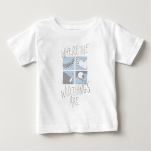 Where The Wild Things Are Fyrkantig Grafik T Shirt