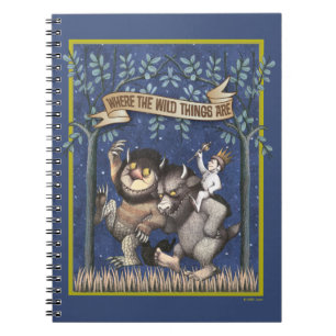 Where the Wild Things Are Grafisk Anteckningsbok