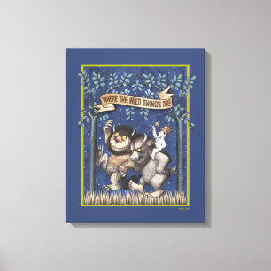 Where the Wild Things Are grafisk Canvastryck