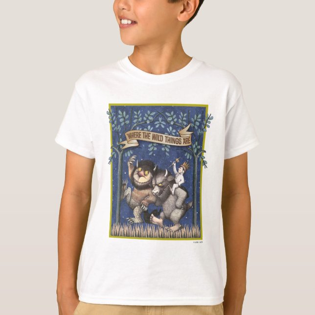 Where the Wild Things Are grafisk T Shirt (Framsida)