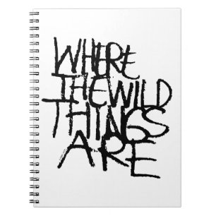 Where the Wild Things Are Handskriven Anteckningsbok