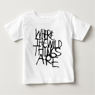 Where the Wild Things Are Handskriven T Shirt