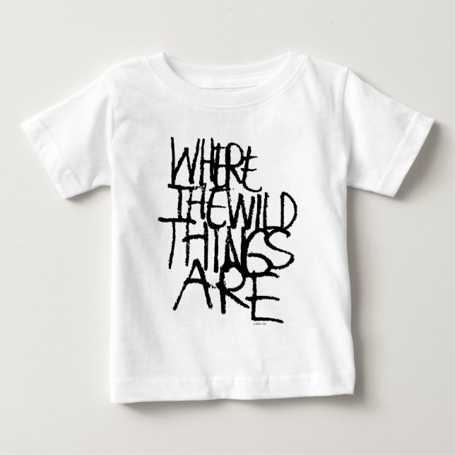 Where the Wild Things Are | Handskriven T Shirt (Framsida)