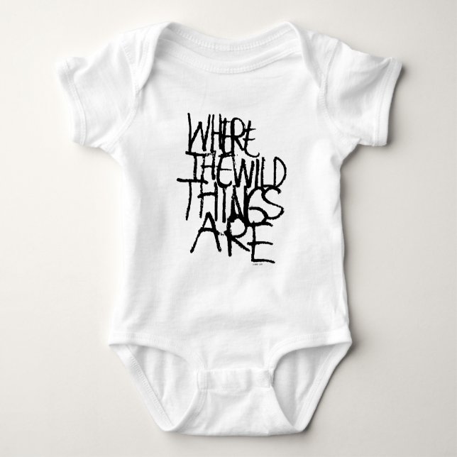 Where the Wild Things Are | Handskriven T Shirt (Framsida)