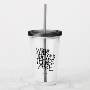 Where the Wild Things Are Handskriven Take Away Mugg