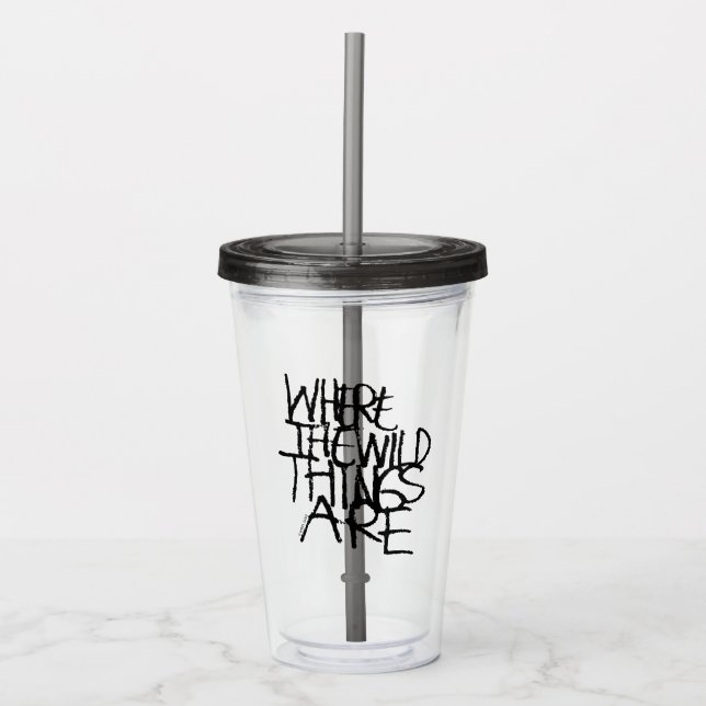 Where the Wild Things Are | Handskriven Take Away Mugg (Framsida)