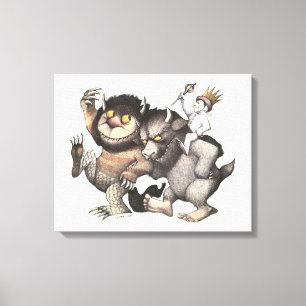 Where the Wild Things Are-karaktärer Canvastryck