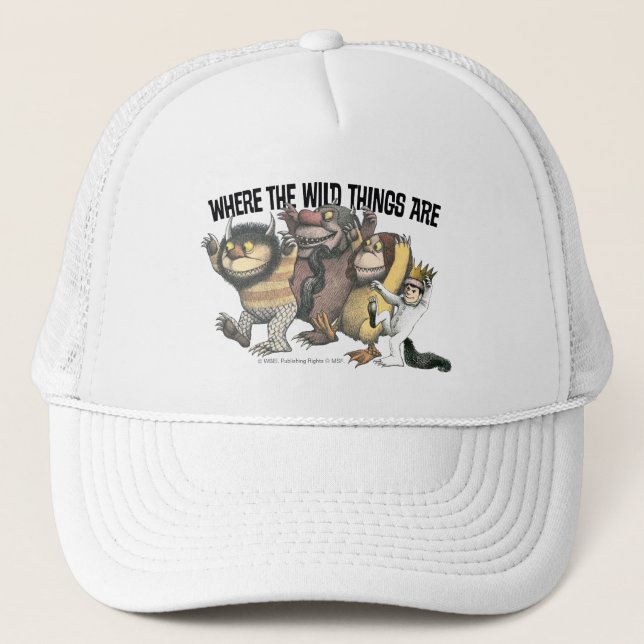 Where the Wild Things Are Karaktärer & Logo Keps (Framsida)