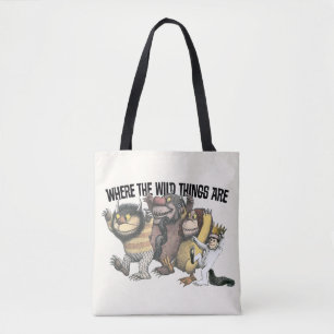 Where the Wild Things Are-karaktärer & logotyp Tygkasse