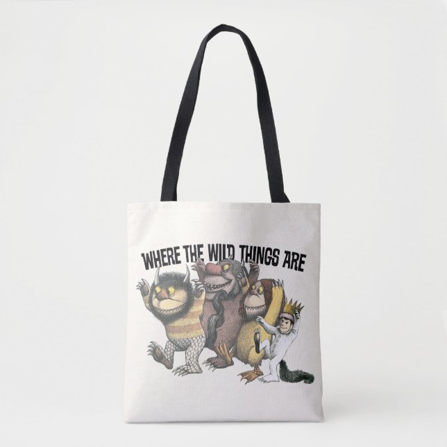 Where the Wild Things Are-karaktärer & logotyp Tygkasse (Framsida)