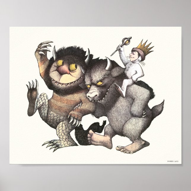 Where the Wild Things Are Karaktärer Poster (Framsidan)