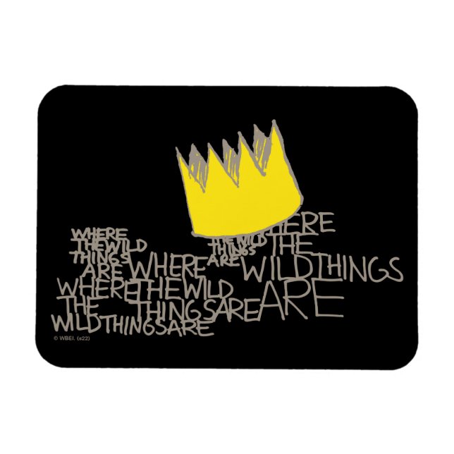 Where the Wild Things Are | Kronan Magnet (Horisontell)