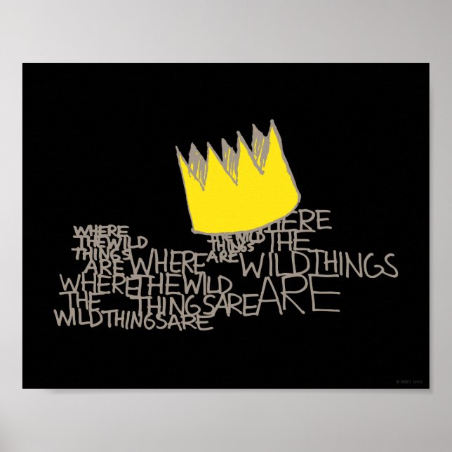 Where the Wild Things Are | Kronan Poster (Framsidan)