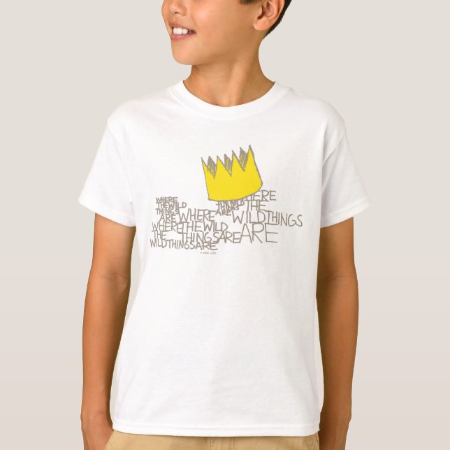 Where the Wild Things Are | Kronan T Shirt (Framsida)
