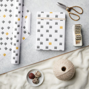 Where the Wild Things Are Kronmönster Presentpapper