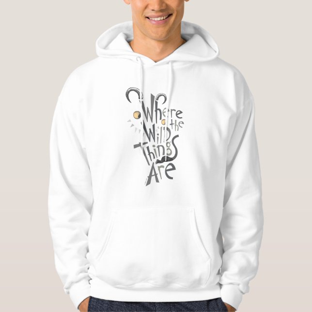 Where the Wild Things Are-kvotgrafisk bild Hoodie (Framsida)