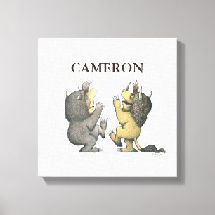 Where the Wild Things Are   Lägg till ditt namn Canvastryck