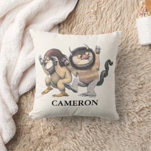Where the Wild Things Are Lägg till ditt namn Kudde