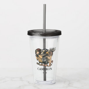 Where the Wild Things Are Lägg till ditt namn Take Away Mugg