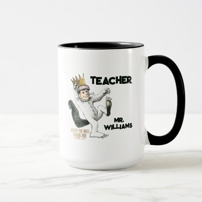 Where the Wild Things Are Lärare Mugg (Höger)