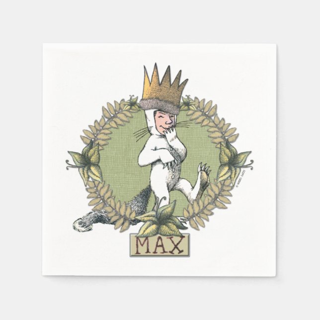 Where the Wild Things Are | Max-märke Pappersservett (Framsidan)