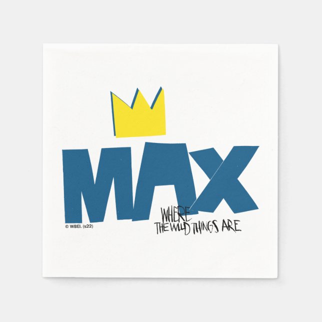 Where the Wild Things Are | Max och krona Pappersservett (Framsidan)