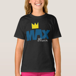 Where the Wild Things Are Max och krona T Shirt