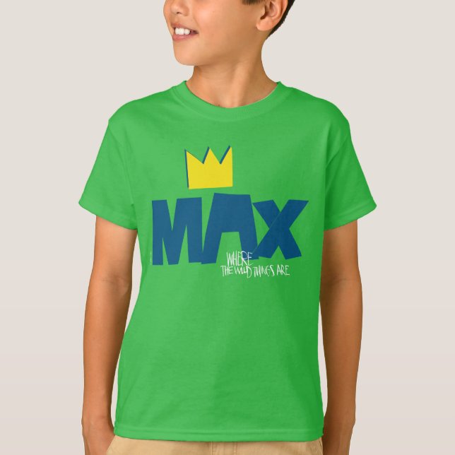 Where the Wild Things Are | Max och krona T Shirt (Framsida)