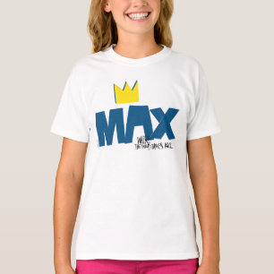 Where the Wild Things Are Max och krona T Shirt