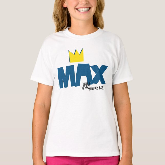 Where the Wild Things Are | Max och krona T Shirt (Framsida)