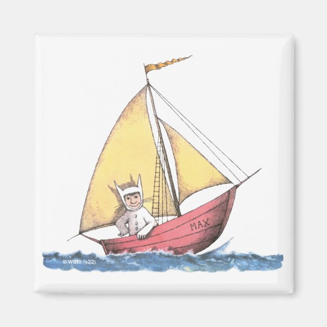 Where the Wild Things Are | Max Seglar Magnet (Framsidan)