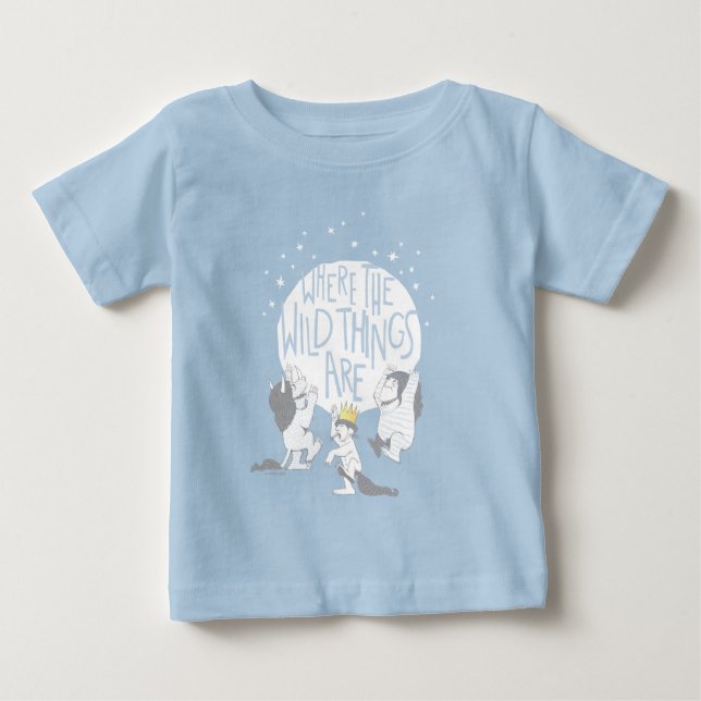 Where The Wild Things Are | Moon & Stars T Shirt (Framsida)