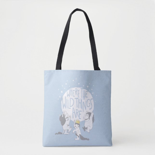 Where The Wild Things Are | Moon & Stars Tygkasse (Framsida)