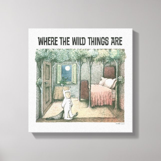 Where The Wild Things Are | Scen 3 Canvastryck (Framsida)