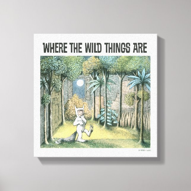 Where The Wild Things Are | Scen 4 Canvastryck (Framsida)