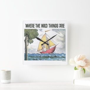 Where The Wild Things Are Scen 5 Fyrkantig Klocka