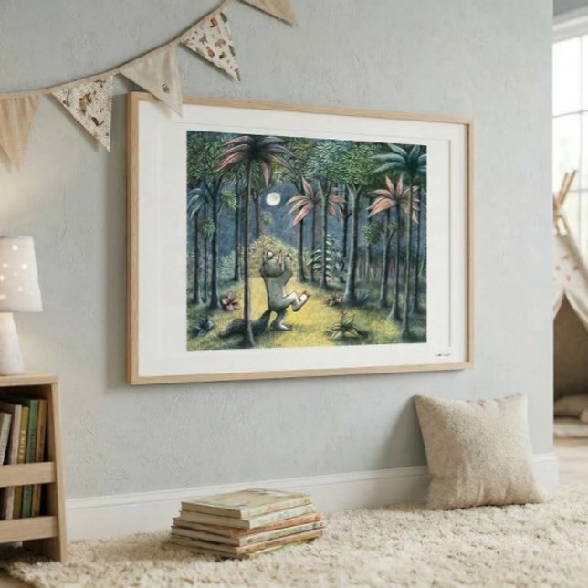 Where The Wild Things Are | Scen 6 Poster (Generated image of large size poster on wall)