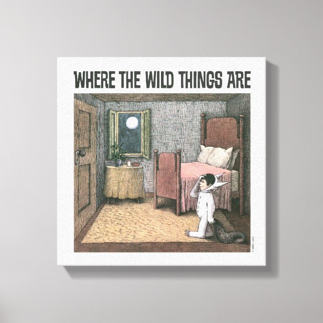 Where The Wild Things Are | Scen 7 Canvastryck (Framsida)