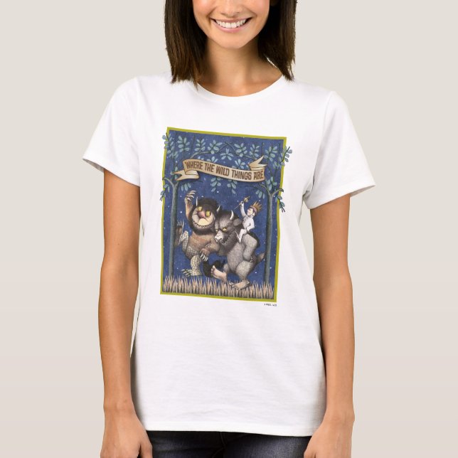 Where the Wild Things Are -serie T Shirt (Framsida)