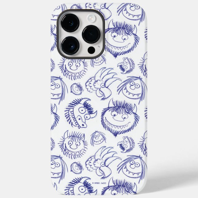 Where the Wild Things Are Skissmönster (Baksida)