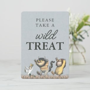 Where the Wild Things Are Ta en godbit Inbjudningar