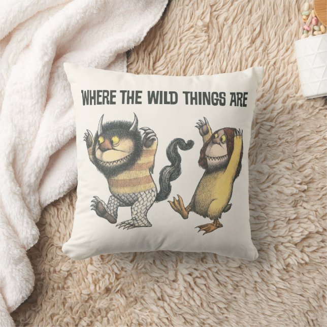 Where the Wild Things Are | Två vilda monster Kudde (Filt)