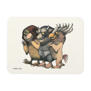 Where the Wild Things Are Varelser Magnet