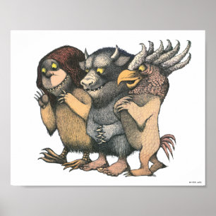 Where the Wild Things Are Varelser Poster