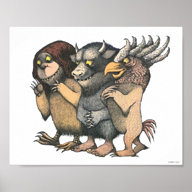 Where the Wild Things Are | Varelser Poster (Framsidan)