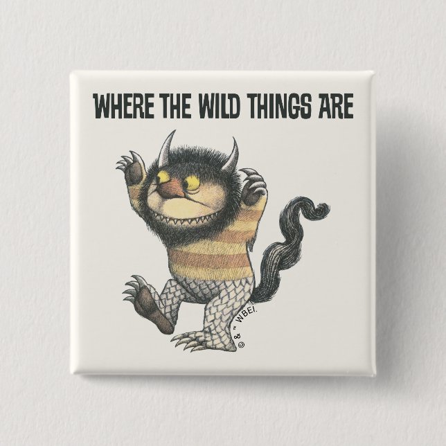 Where the Wild Things Are | Wild Thing Knapp (Framsida)