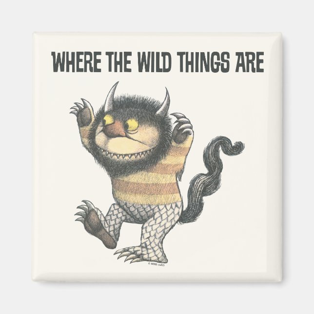 Where the Wild Things Are | Wild Thing Magnet (Framsidan)