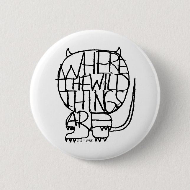 Where the Wild Things Are | Wild Thing Sketch Knapp (Framsida)